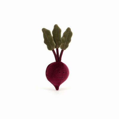 Jellycat Vivacious Vegetable Beetroot USA | 79103LIGO